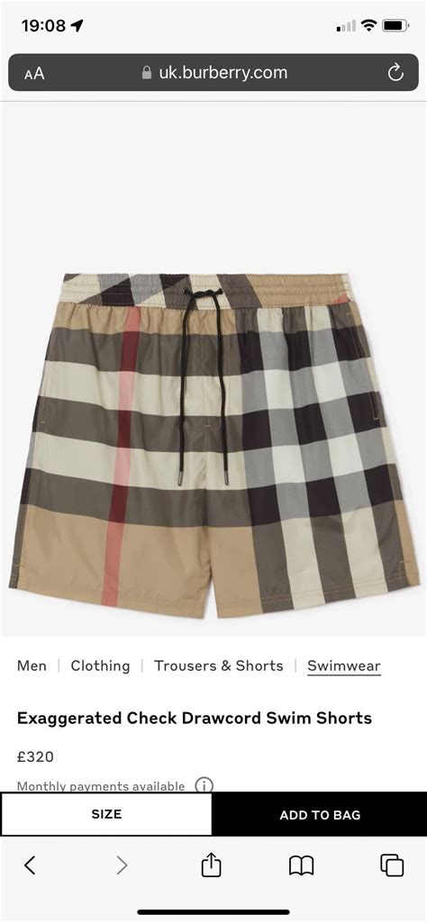 burberry swim shorts green|burberry big check swim shorts.